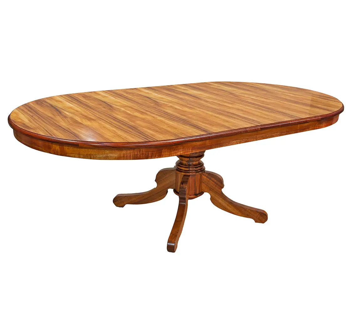 Pedestal Dining Table, Round, 2 - 18" Leaves 3
