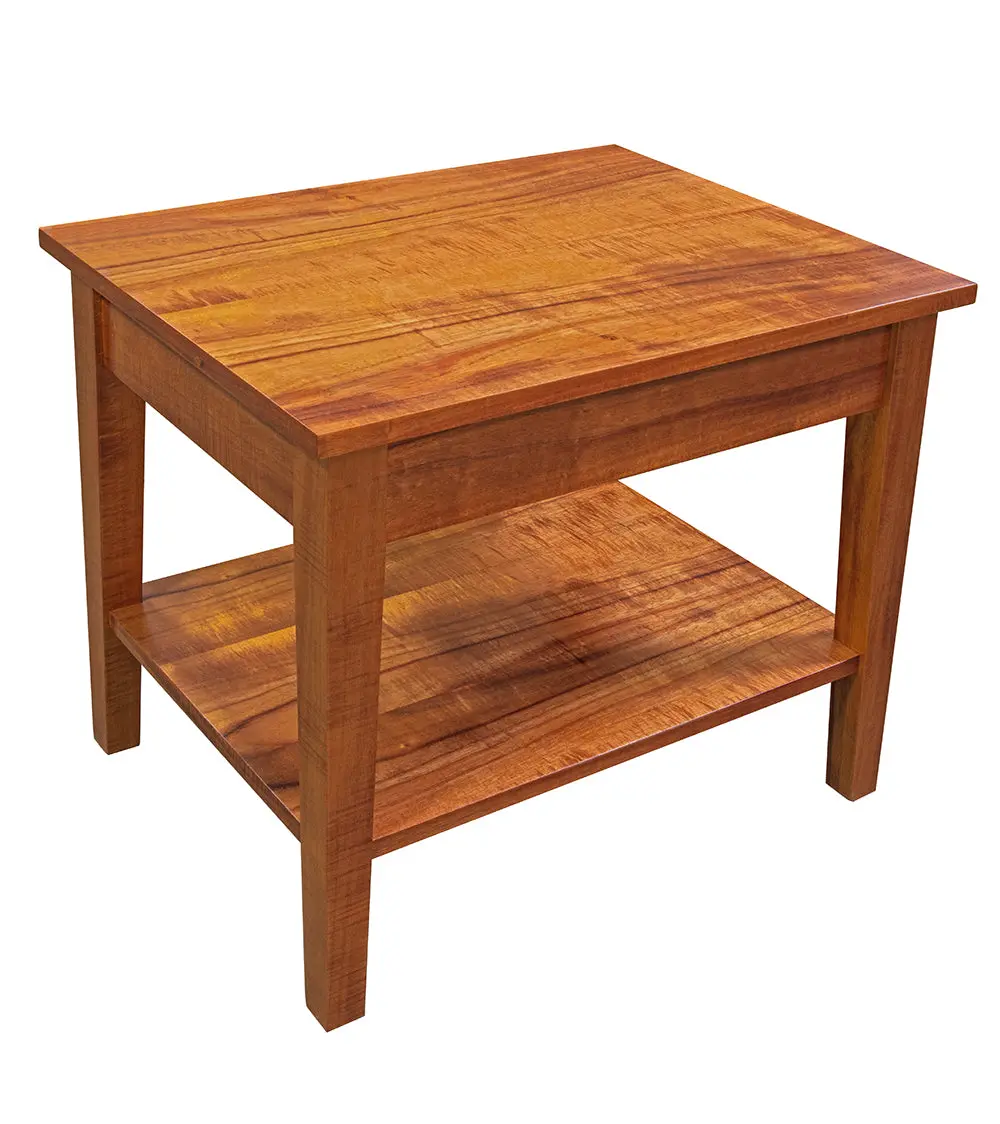Plantation Nightstand, With Drawer And Shelf 1