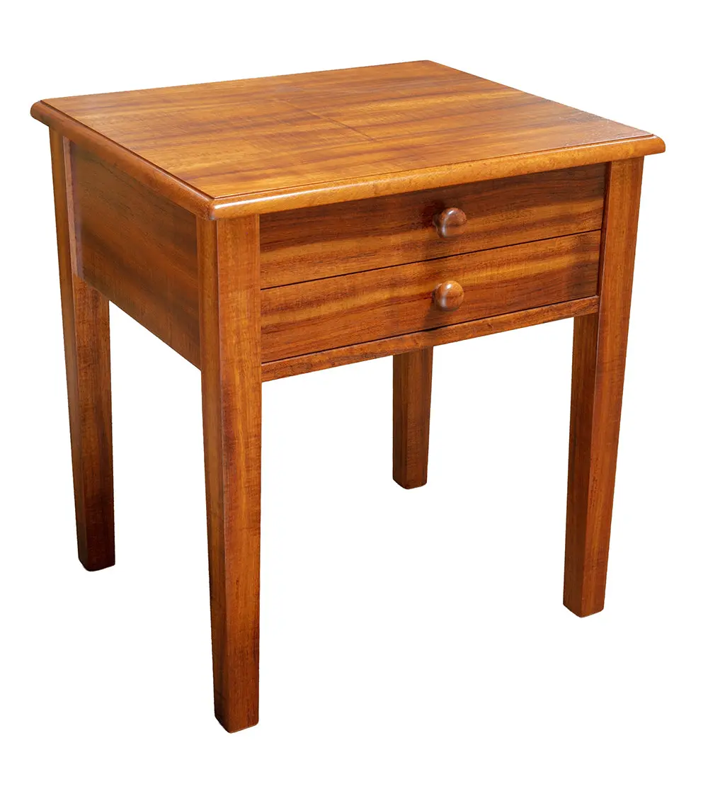 Plantation Nightstand With 2 Drawers 1