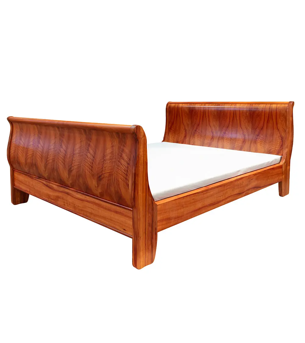 Waimea Koa Sleigh Bed 3