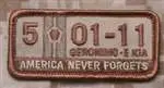 Milspec Monkey "5-01-11" Velcro Patch Desert 1