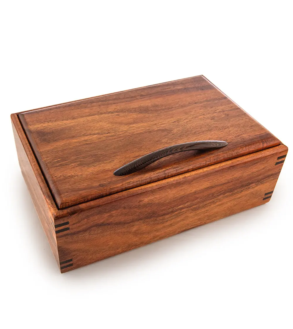 Bishop Koa Box W/ Tray 1