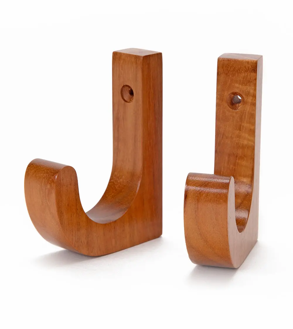 Koa Paddle Holder, Horizontal 1