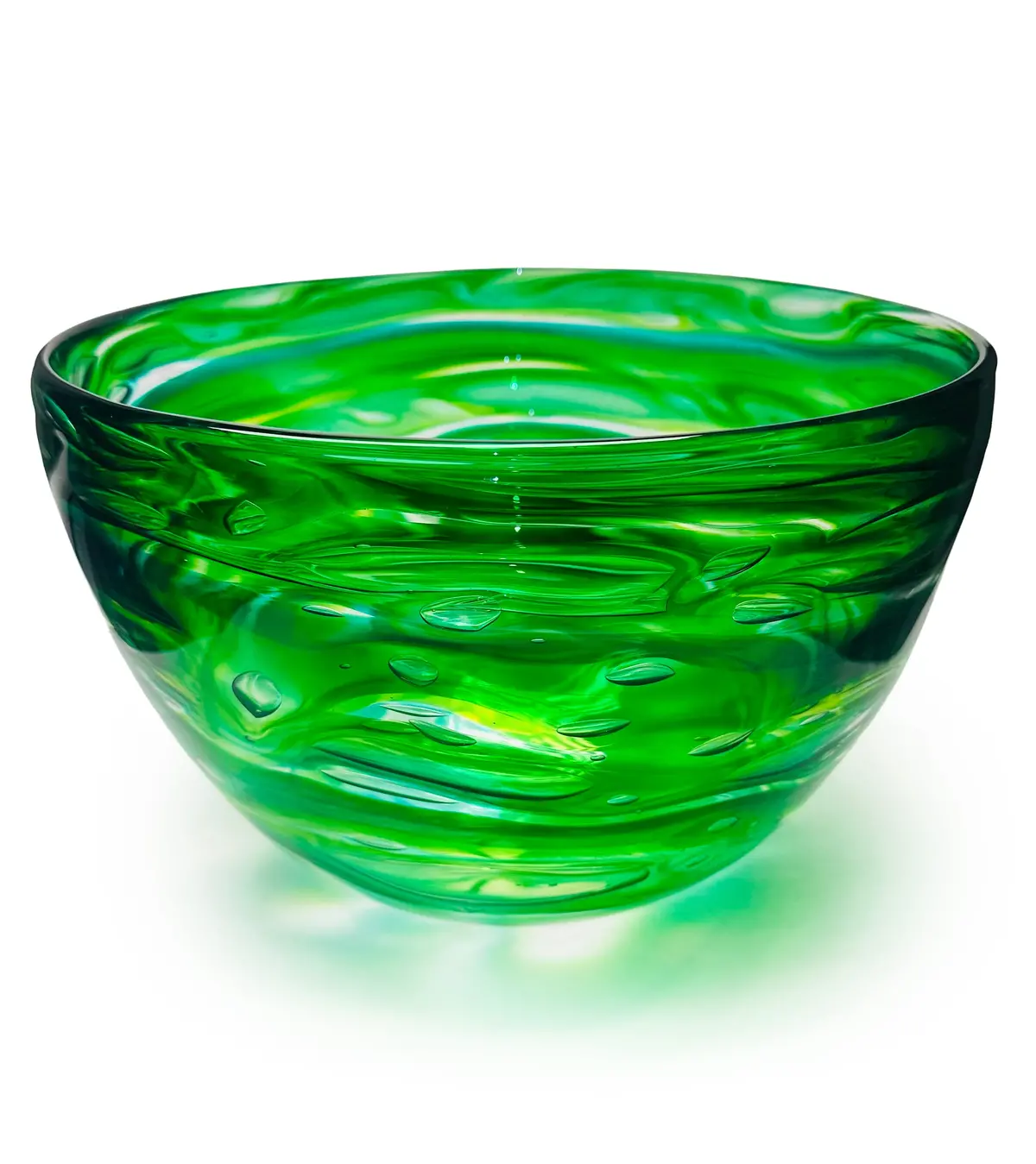 Glass Bowl "Nahele" By Jonathan Swanz 1