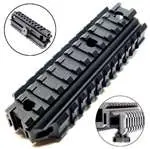 Deluxe See-Thru Carry Handle Mount W-Picatinny Tri-Rails & Stana 1