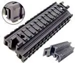 Deluxe See-Thru Riser W-Picatinny Tri-Rail Mount & Stanag Diment 1