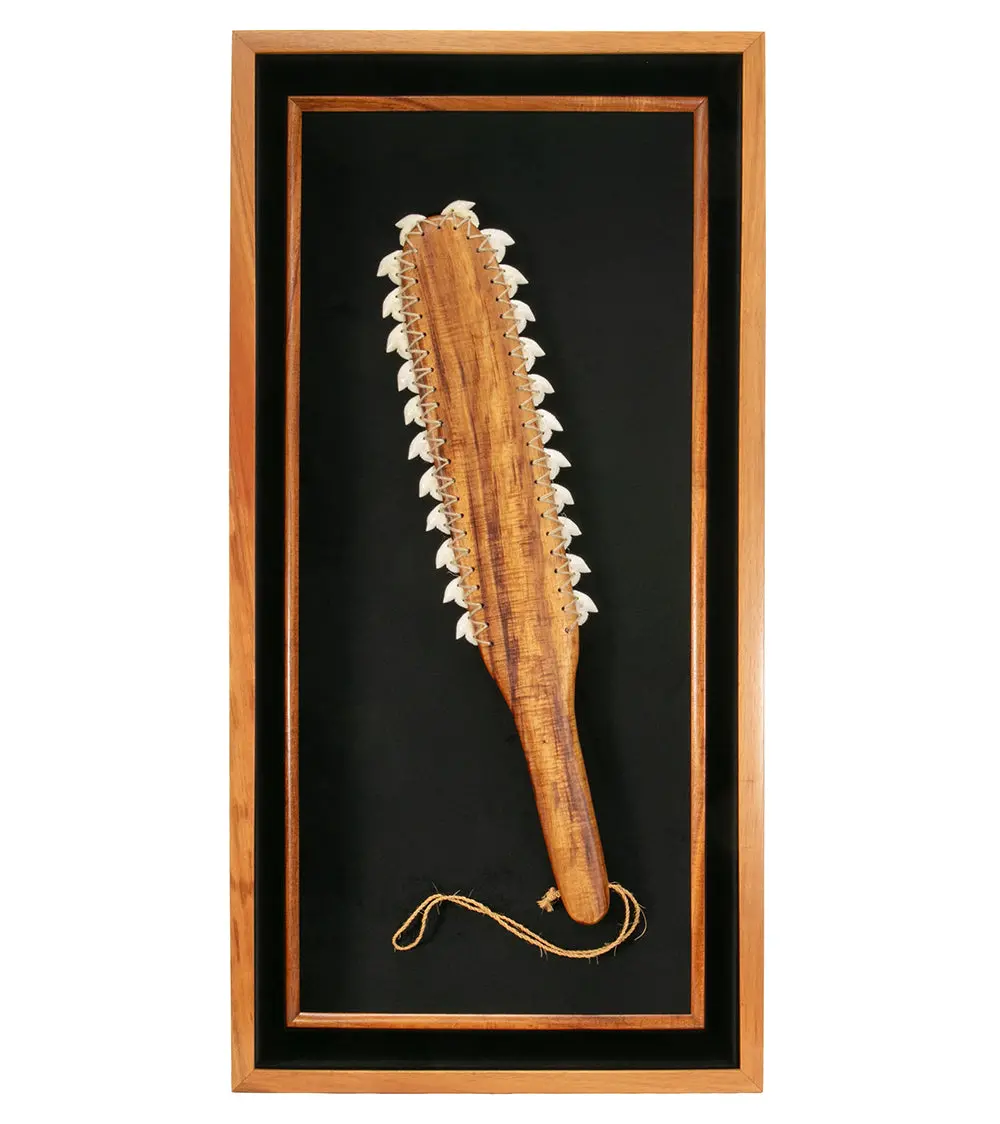 Hawaiian Weapon "Leiomano With Shark Teeth" By Manny Matto 1