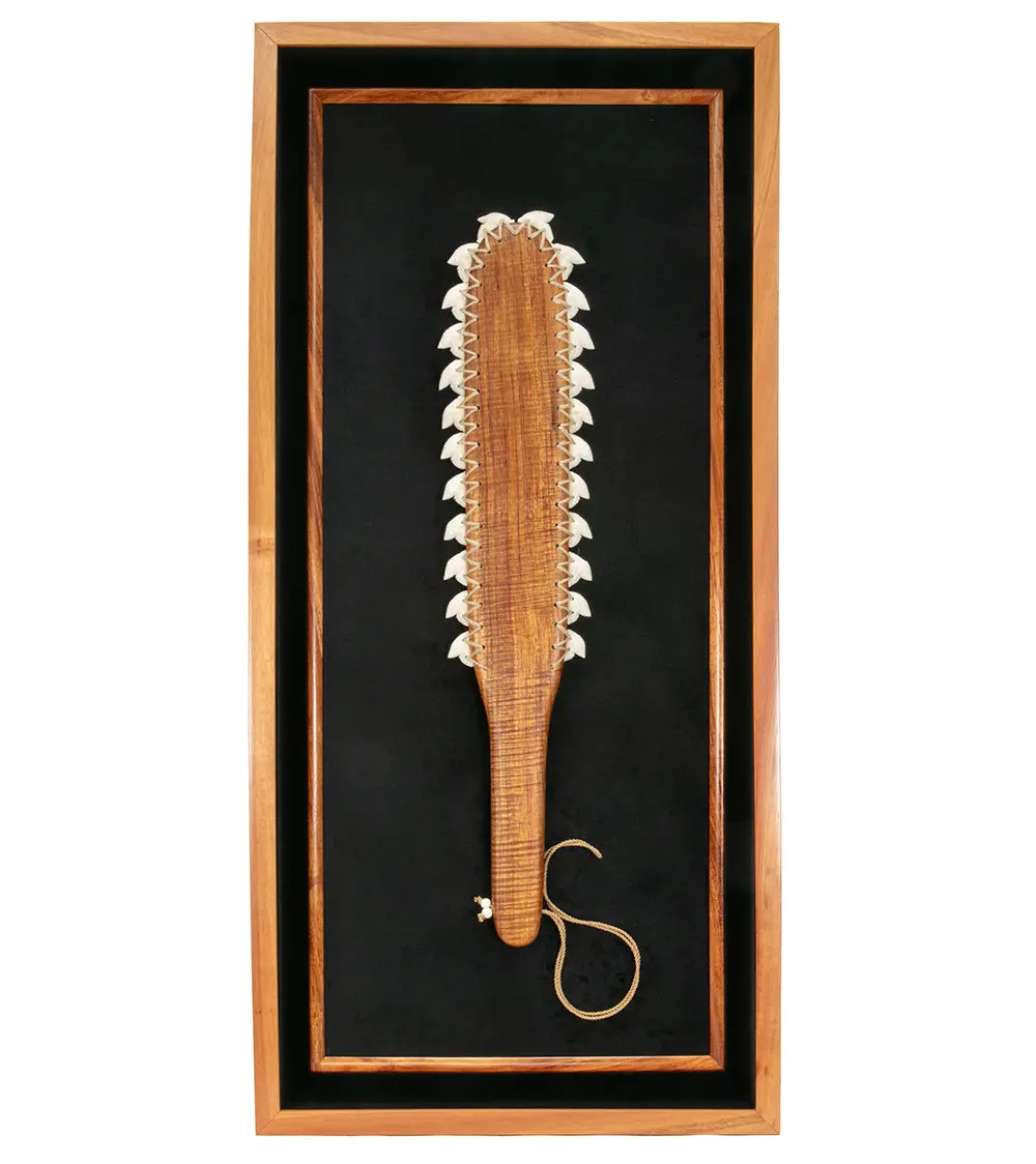 Hawaiian Weapon "Leiomano With Shark Teeth" By Manny Matto 1