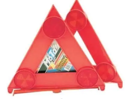 Moto-Quip Universal Warning Triangles - Pair 6