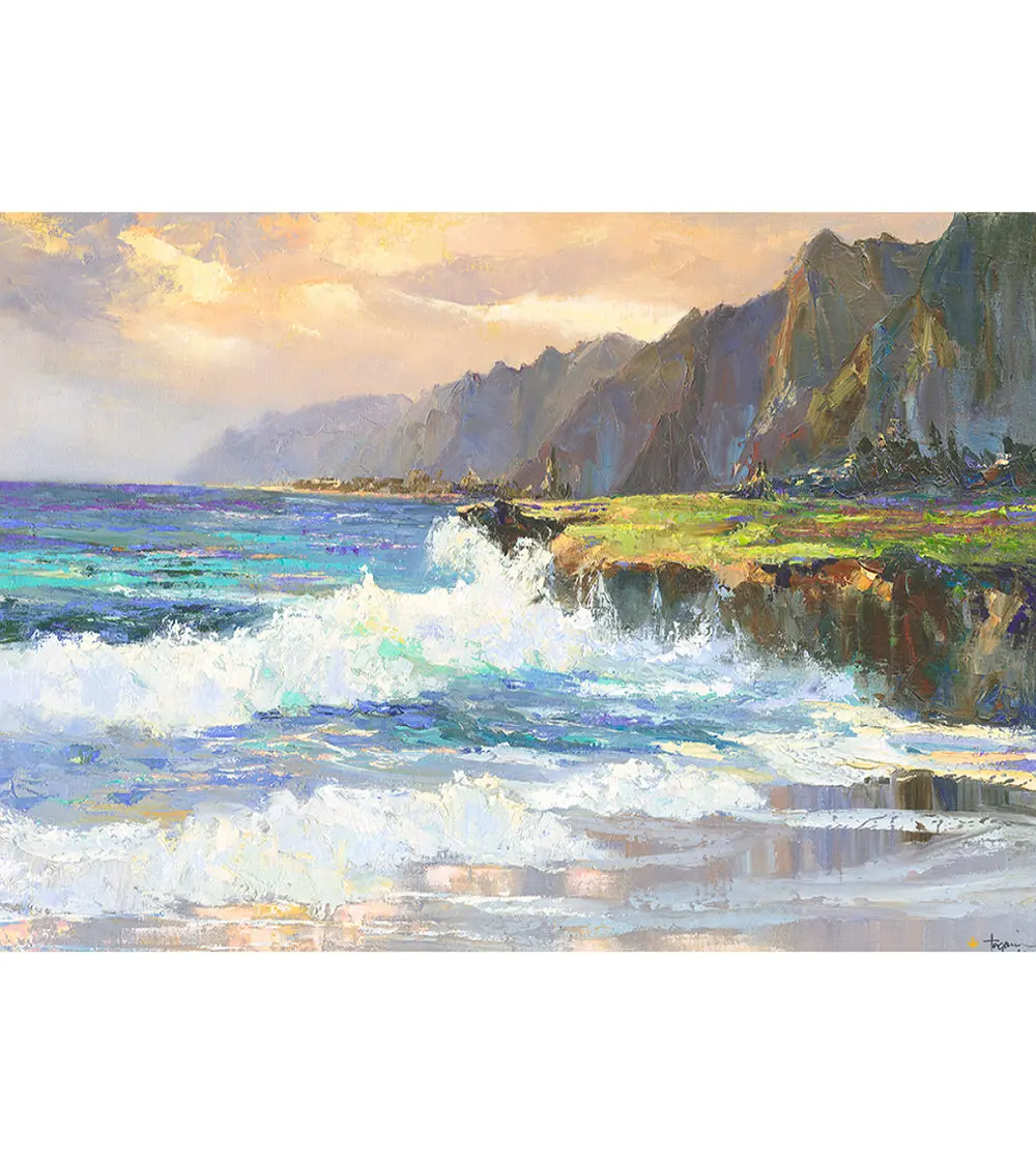 Greeting Card "Laie Afterglow" By Hiroshi Tagami 1