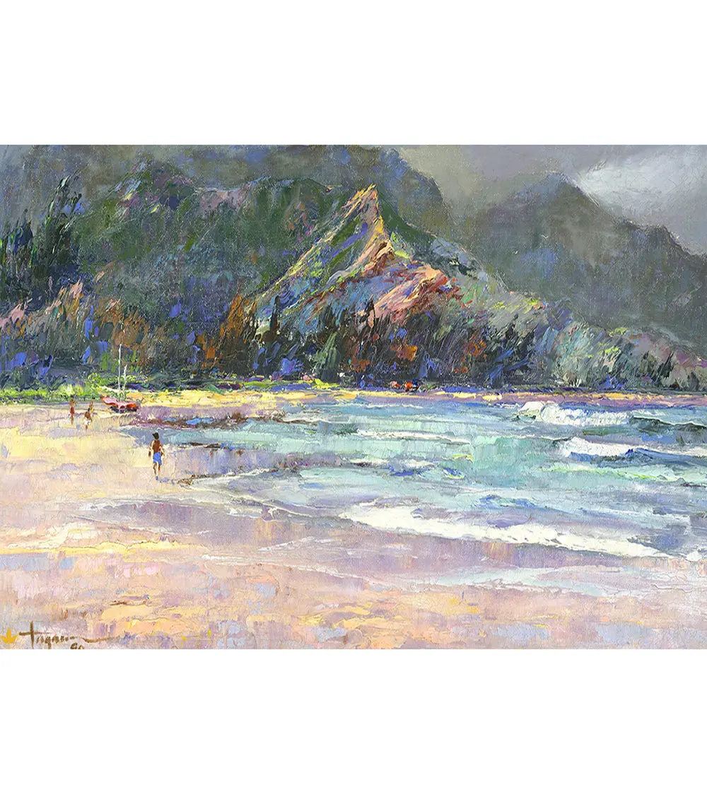 Greeting Card "Hanalei Bay" By Hiroshi Tagami 1