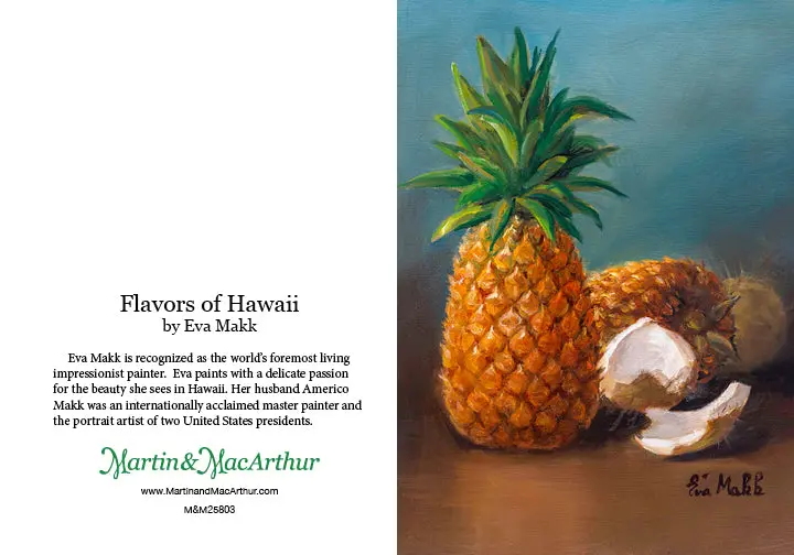 Greeting Card "Flavors Of Hawaii" By Eva Makk 2