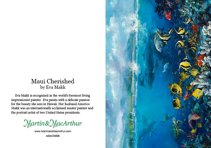 Greeting Card "Maui Cherished" By Eva Makk 2