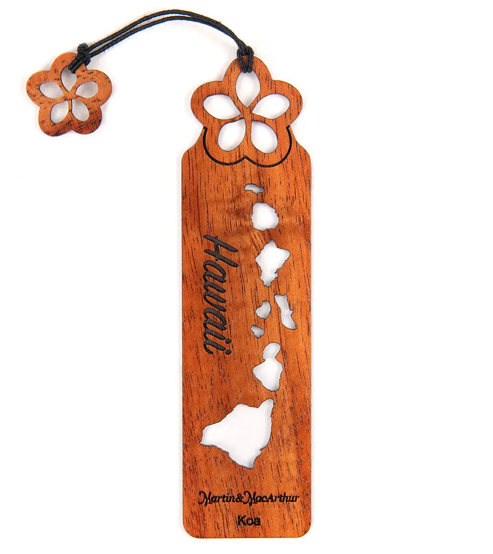 Koa Bookmark - Islands 1