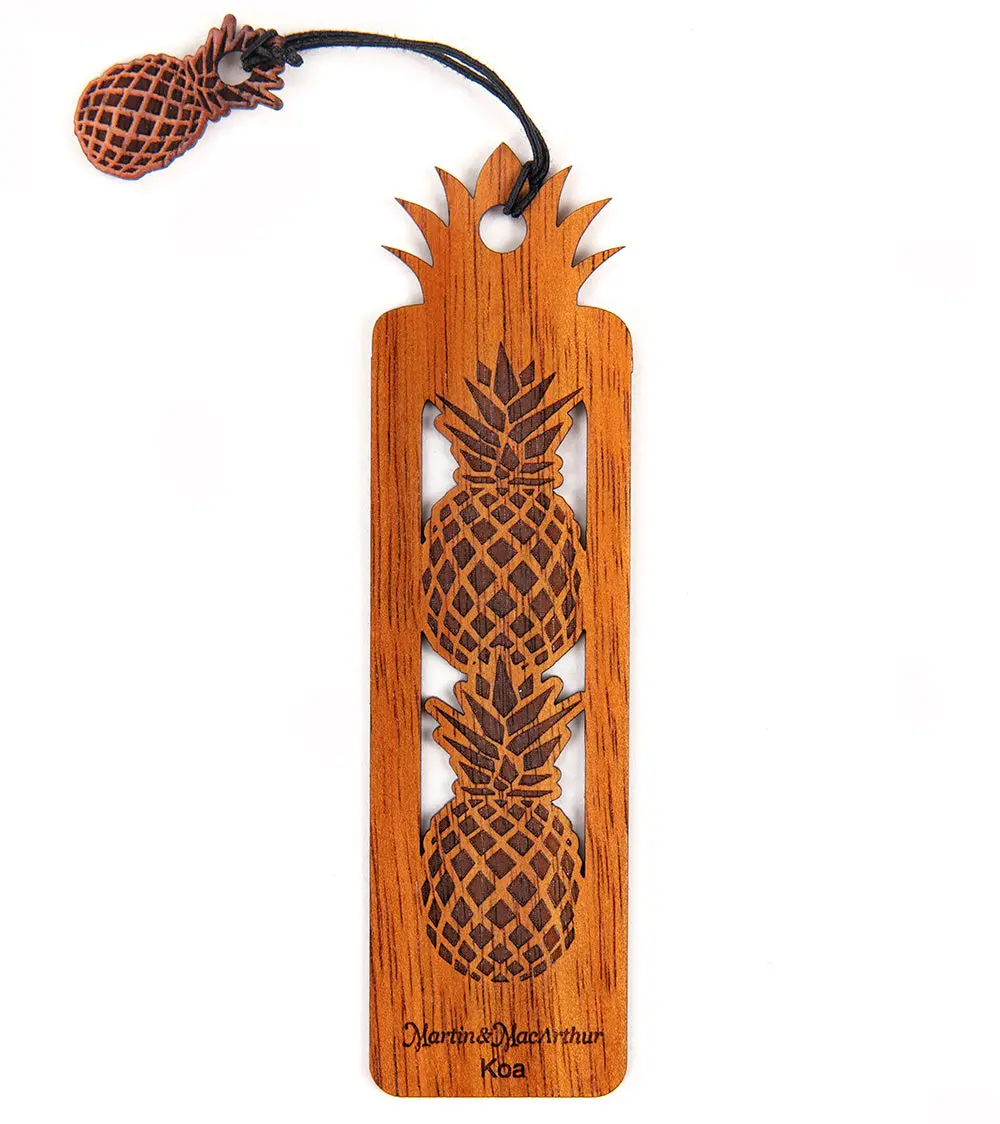 Koa Bookmark - Pineapples 1