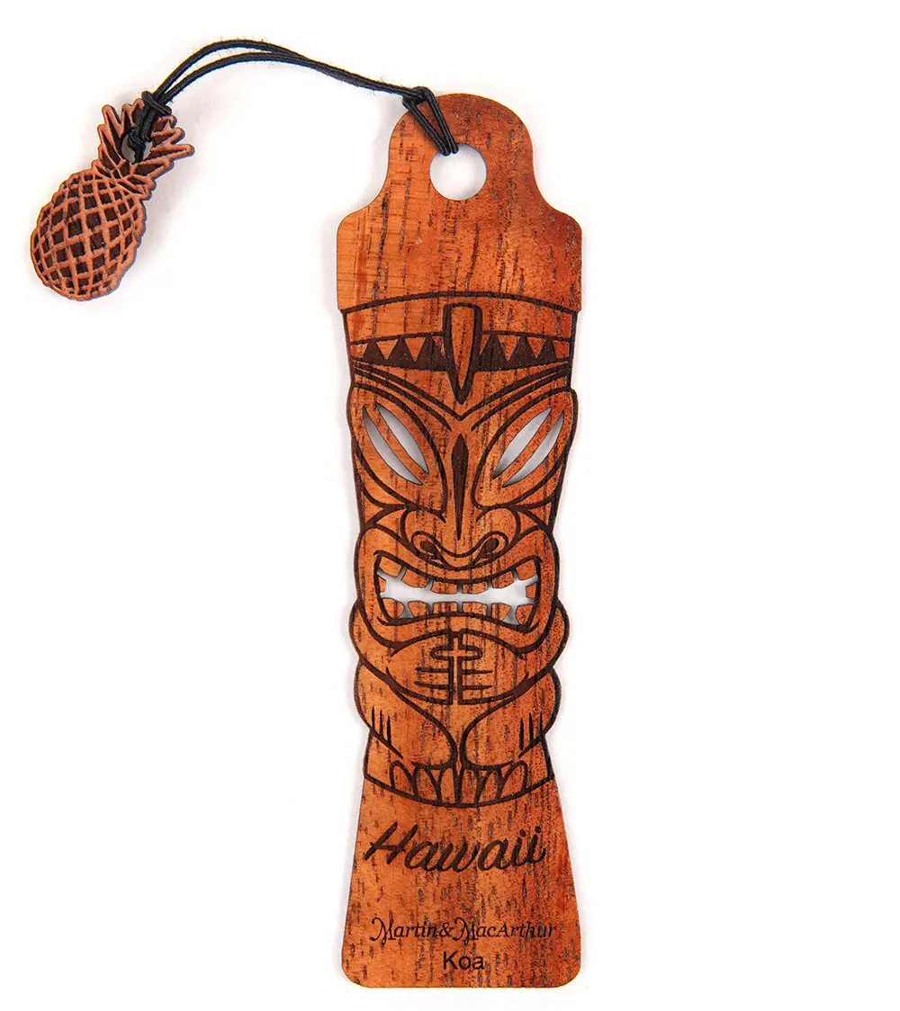 Koa Bookmark - Tiki 1