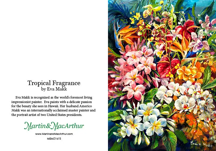Greeting Card "Tropical Fragrance" By Eva Makk 2