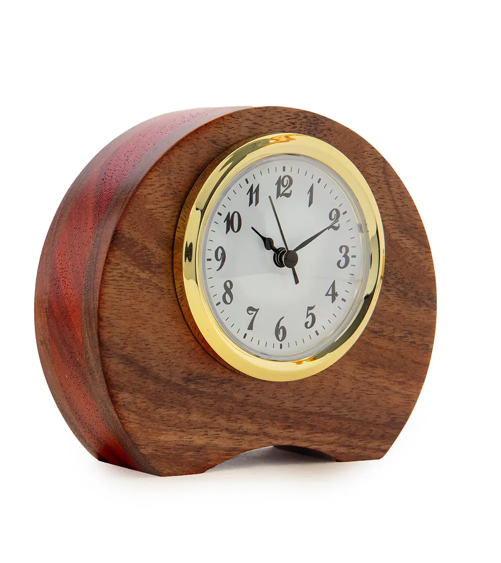 Malia Koa-Padauk Desk Clock 1