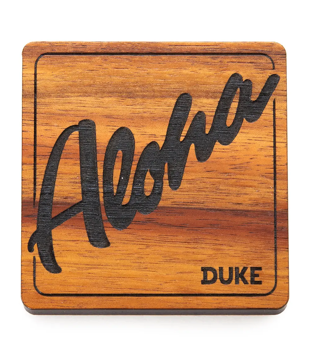 Duke Koa Coaster – Aloha 1