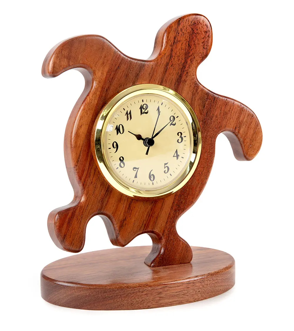 Koa Honu Desk Clock 1