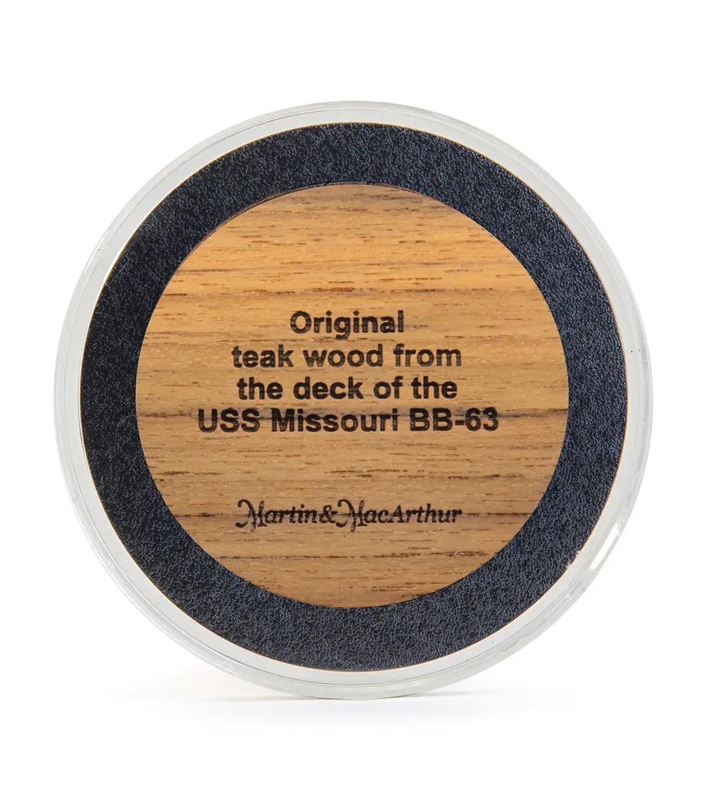 Uss Missouri Teak Challenge Coin "Battleship Missouri" 2