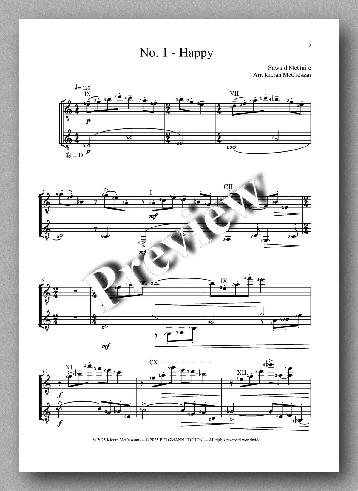 Mcguire-Mccrossan, Five Miniature Pieces 2