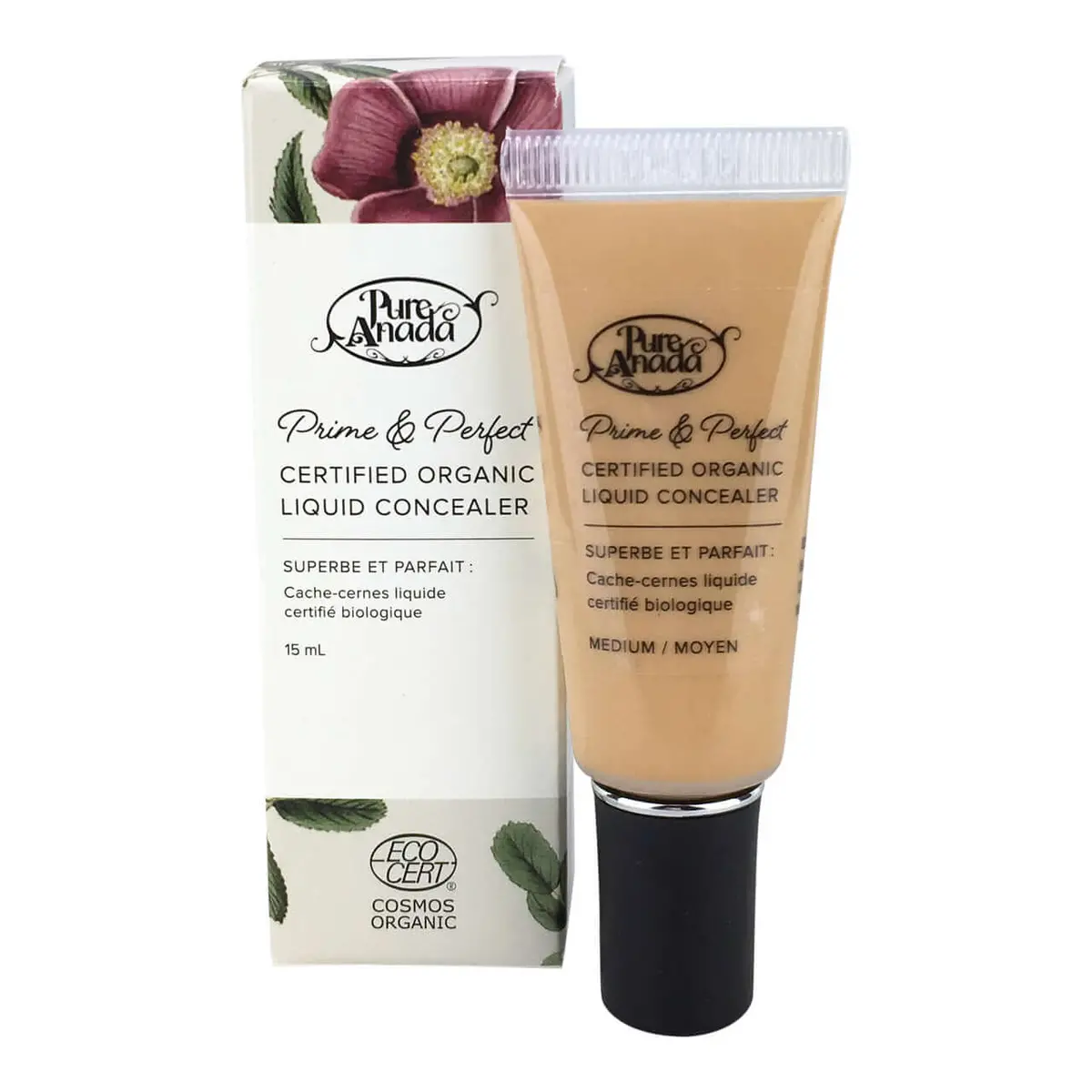 Medium Natural Prime & Perfect Liquid Concealer 15Ml - Pure Anada 2