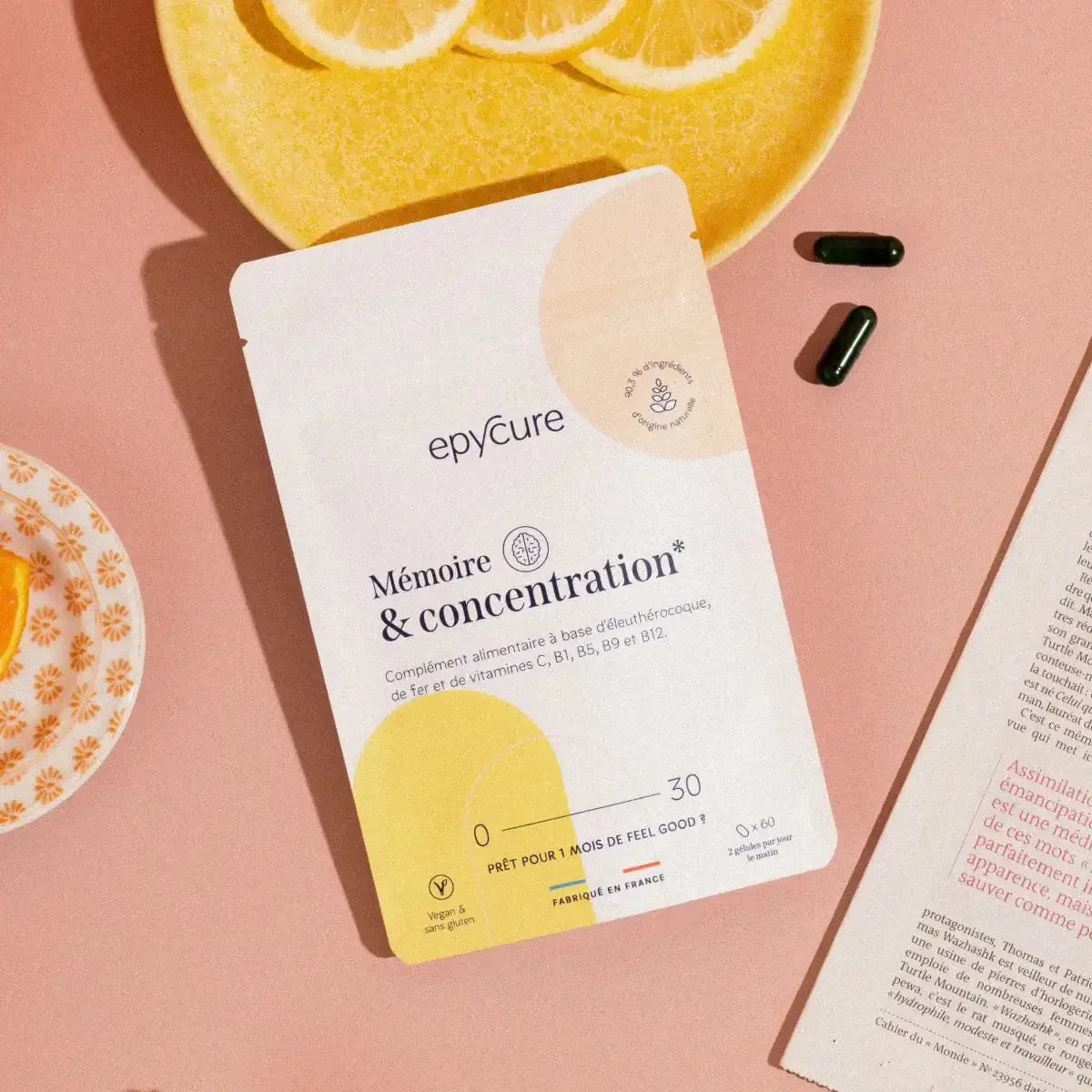 Memory & Concentration Cure - 1 Month Cure By Epycure 1