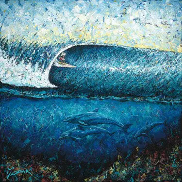 Mickey Surfs Pipeline By Trevor Mezak 1