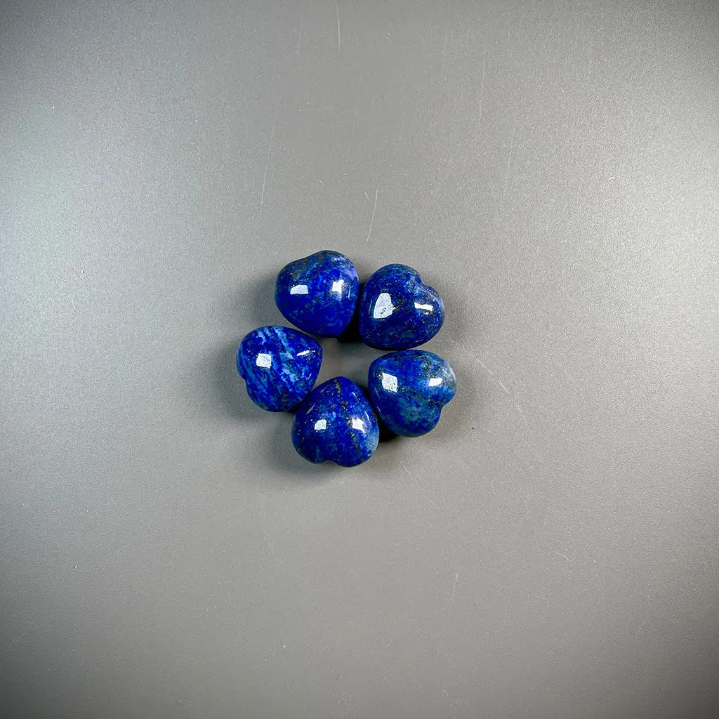 Mini Lapis Lazuli Heart Stones 2Cms 1