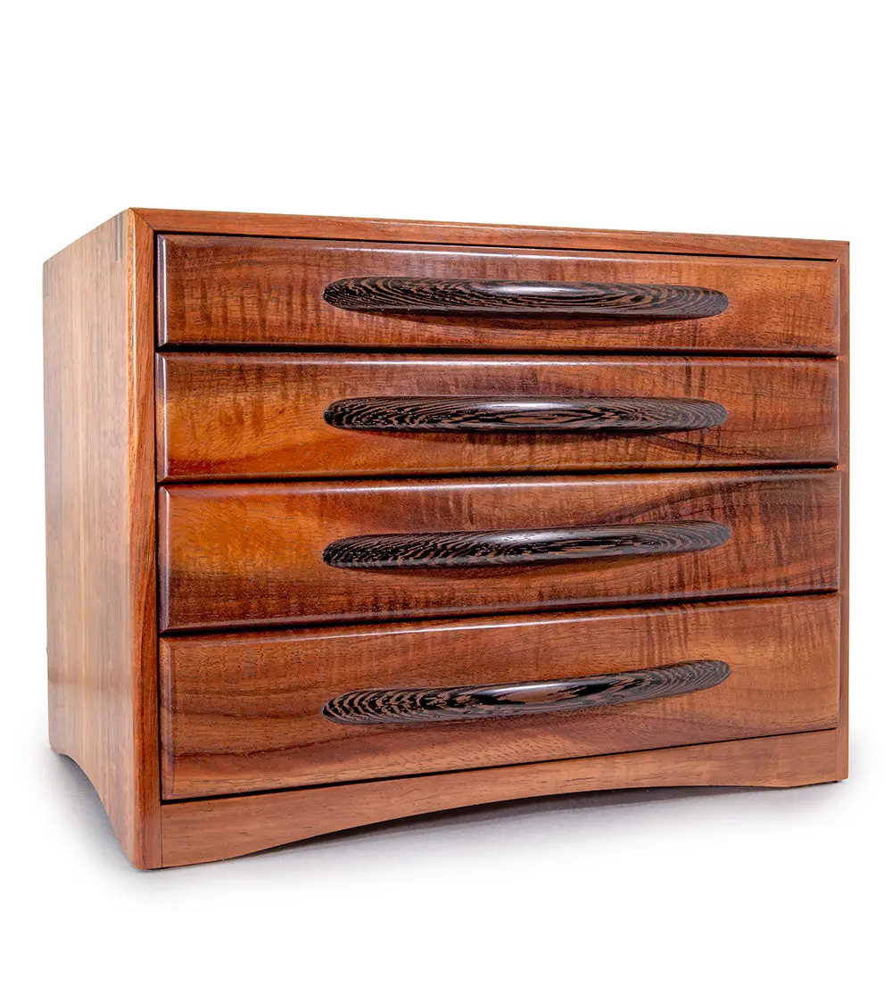 Solid Koa Bishop 4 Drawer 1