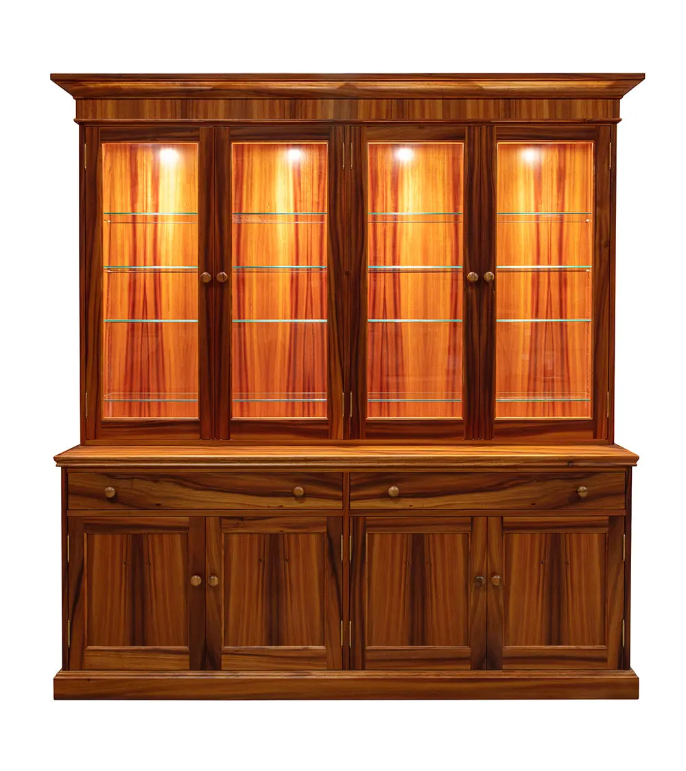 Heritage China Hutch With Two Pairs Of Double Doors 2
