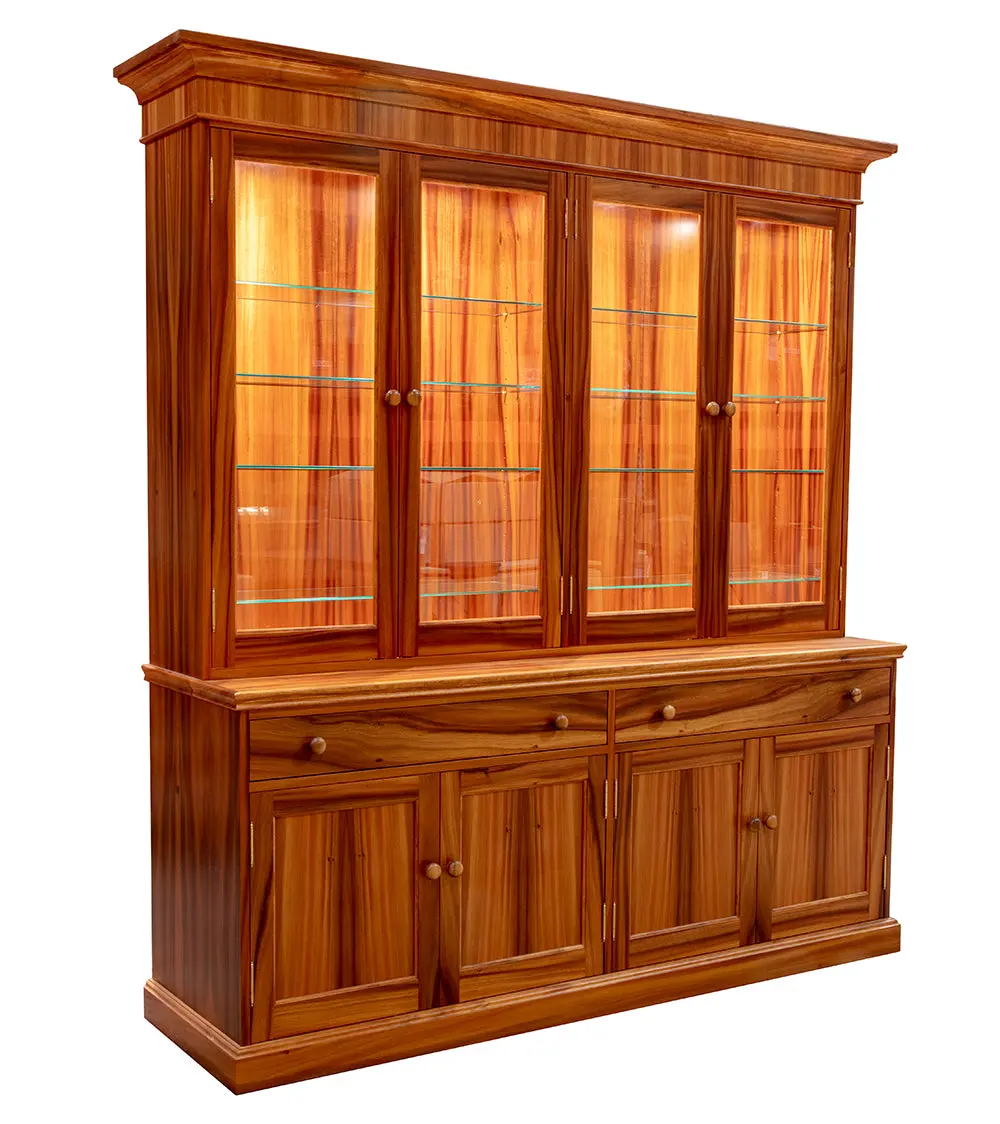 Heritage China Hutch With Two Pairs Of Double Doors 1