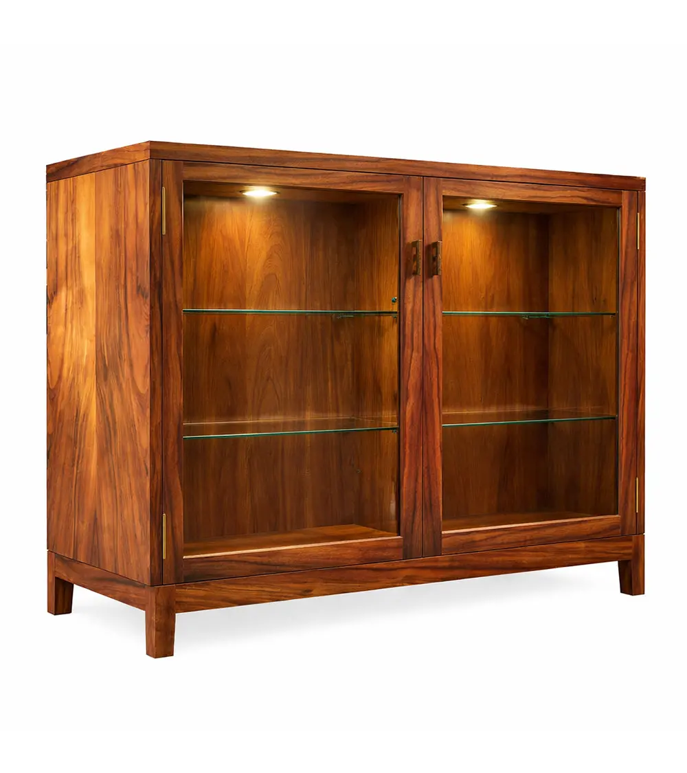 Moana Display Cabinet With One Pair Of Double Doors 1