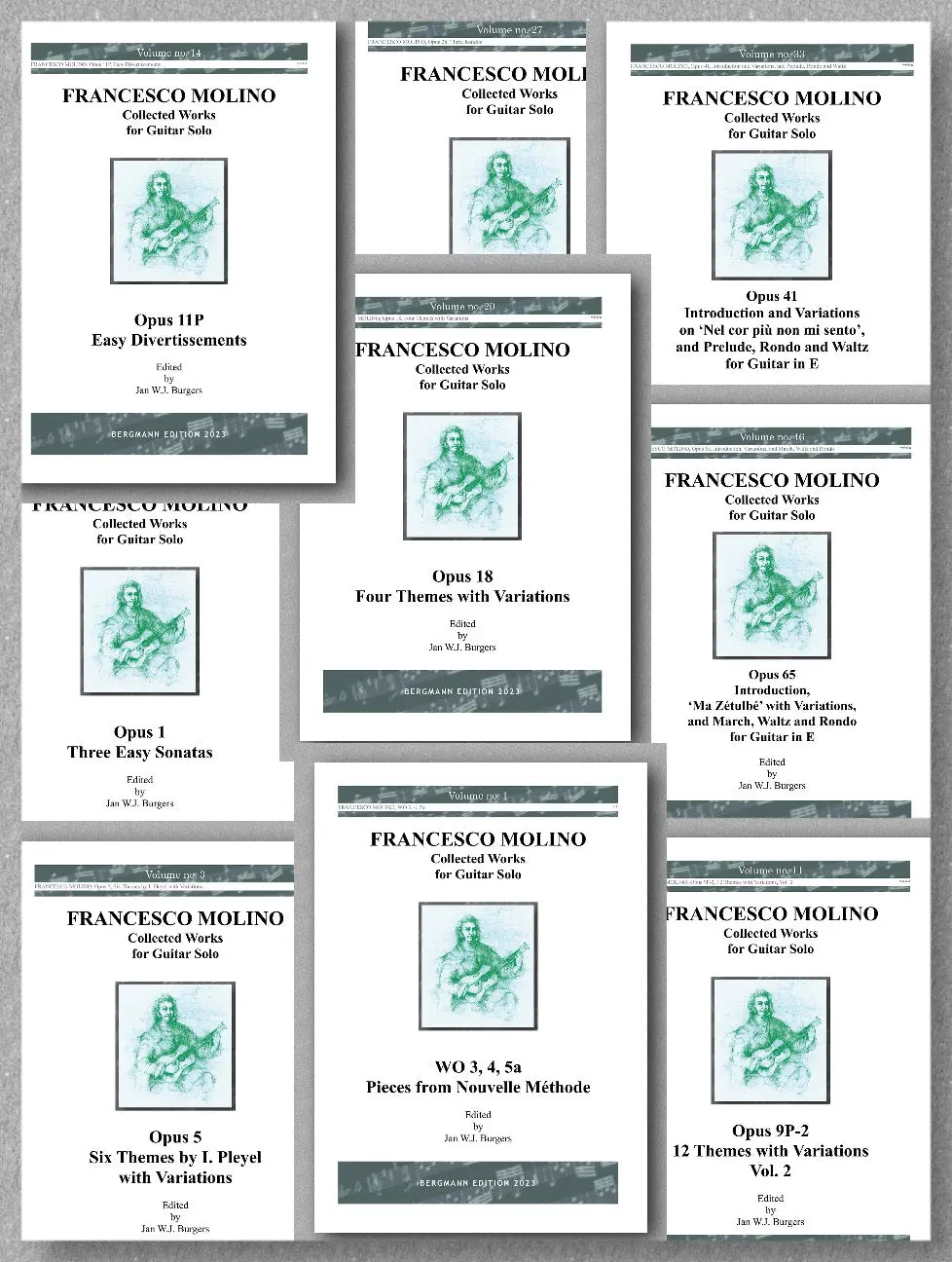 Molino, Collected Works For Guitar Solo, Full Set 1