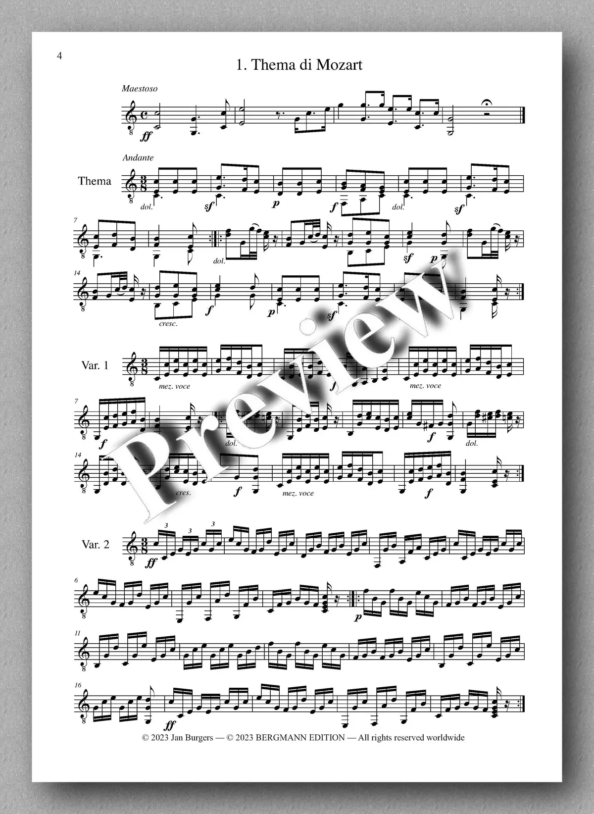 Molino, Collected Works For Guitar Solo, Vol. 7 2