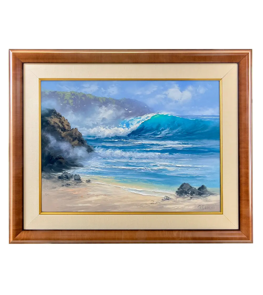Original Painting: Morning Surf By George Eguchi 1