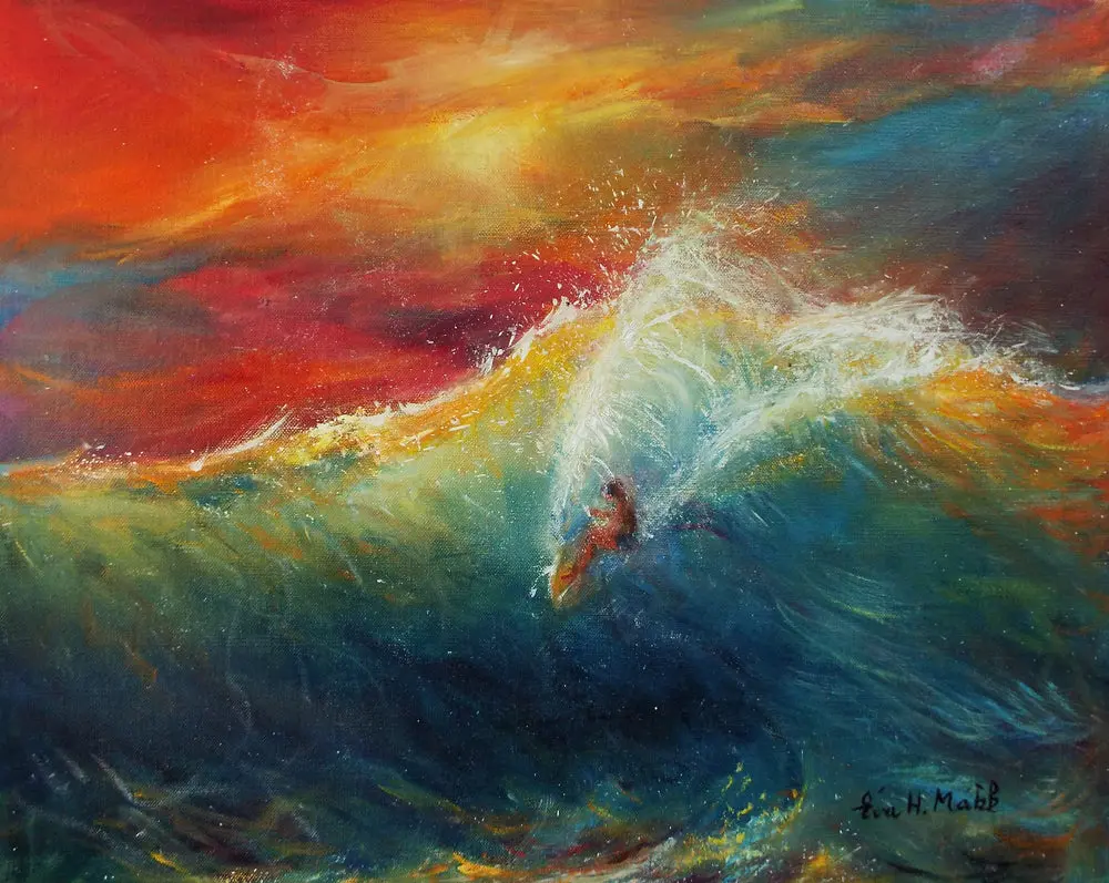 Morning Surf By Eva Makk 1