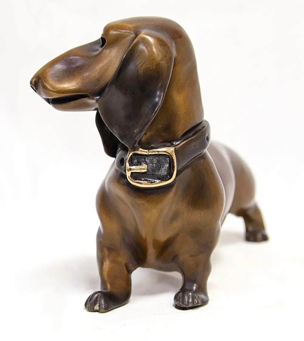 Bronze Sculpture "Mr. Weenie" By Marty Goldstein 2