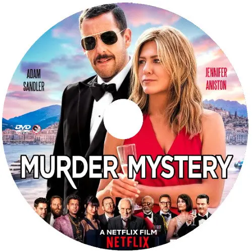 Murder Mystery Dvd Movie 2019 Adam Sandler & Jennifer Aniston 1