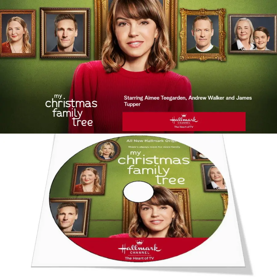 My Christmas Family Tree Dvd Movie 2021 Aimee Teegarden, Andrew Walker 1