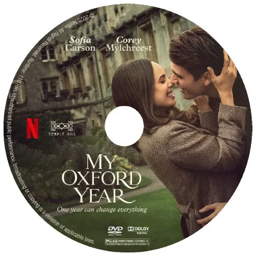 My Oxford Year Dvd Movie 2025 Sofia Carson, Corey Mylchreest 1