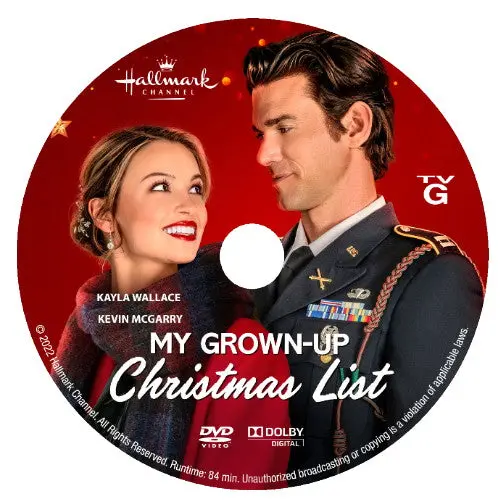 My Grown-Up Christmas List Dvd Movie 2022 1