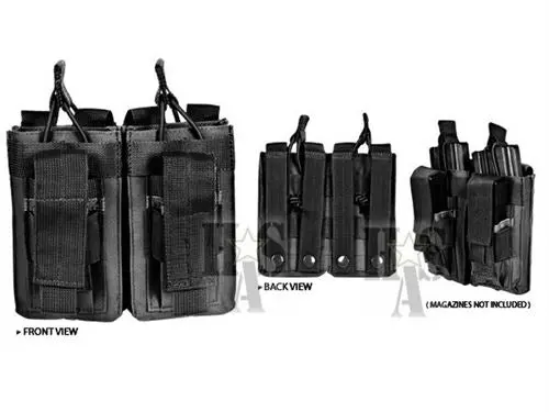 Ncstar Double Ar And Pistol Mag Pouch (Black) 1