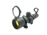 Ncstar 3-9X42e Illuminated Compact Rubber Coated Scope-Ring-Ruby 1