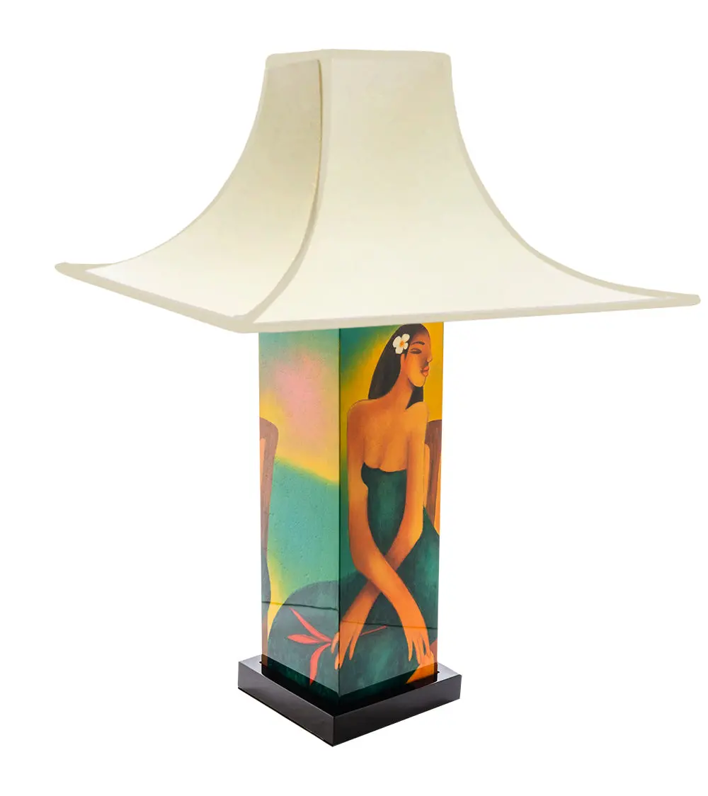 Red Ti Leaf Table Lamp By Tim Nguyen 1