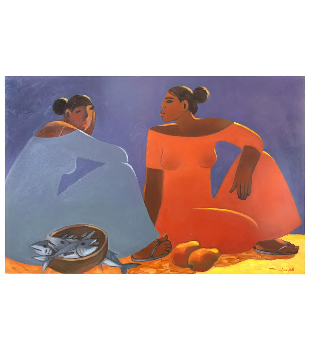 Original Painting: Late Afternoon By Tim Nguyen 1