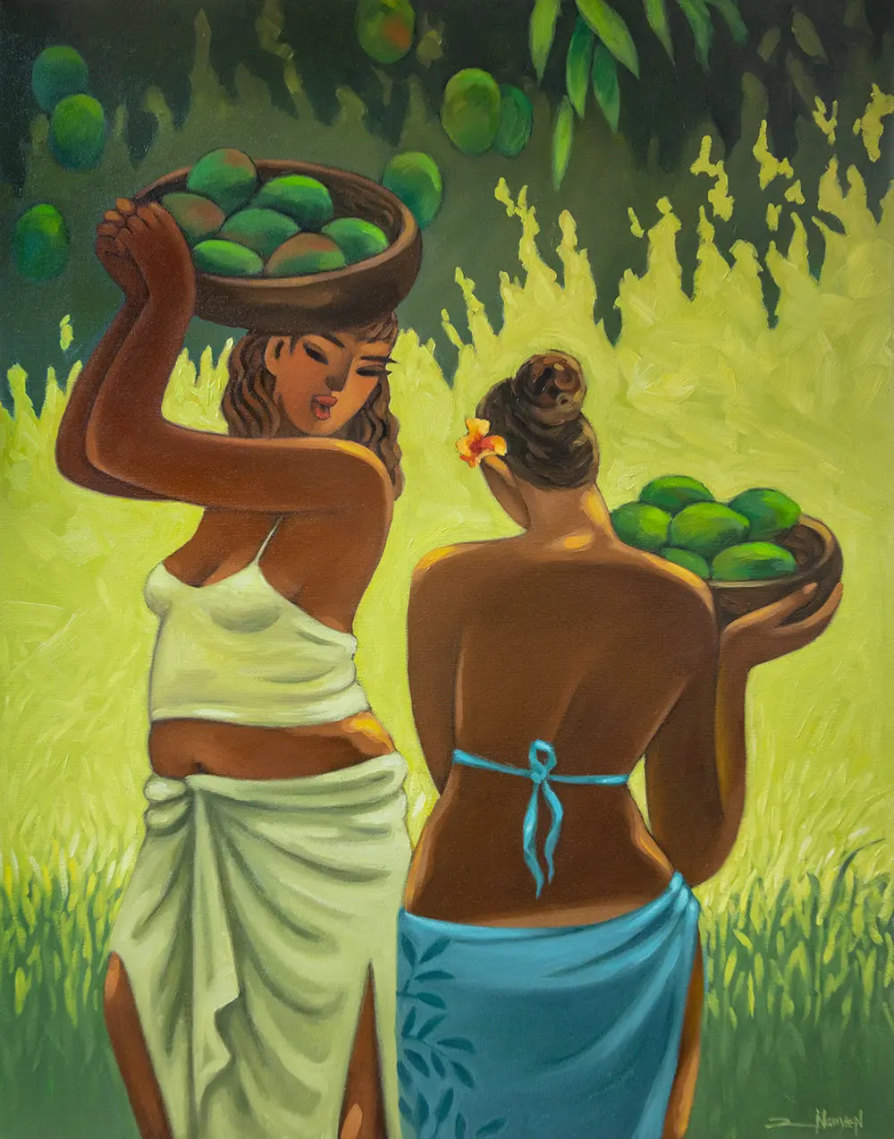 Original Painting: Mango Tango By Tim Nguyen 1