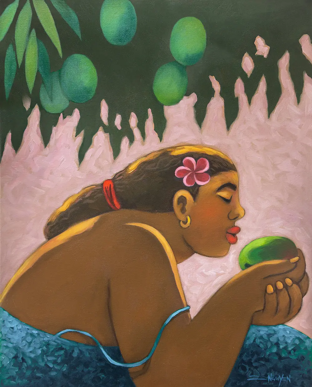 Original Painting: Scent Of Paradise By Tim Nguyen 1