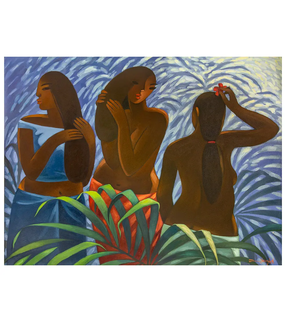 Original Painting: Three Graces By Tim Nguyen 1